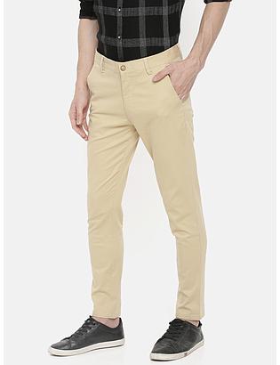 fosfene Khaki Ankle Length Chinos
